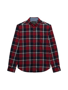 Superdry - Cotton Lumberjack Peyton Check -kauluspaita - L8M PEYTON CHECK ECLIPSE NAVY | Stockmann