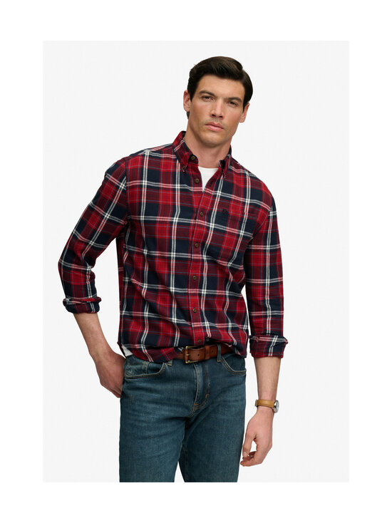 Superdry - Cotton Lumberjack Peyton Check -kauluspaita - L8M PEYTON CHECK ECLIPSE NAVY | Stockmann - photo 2
