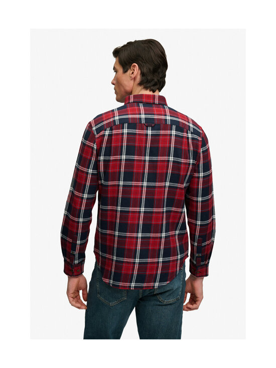 Superdry - Cotton Lumberjack Peyton Check -kauluspaita - L8M PEYTON CHECK ECLIPSE NAVY | Stockmann - photo 3