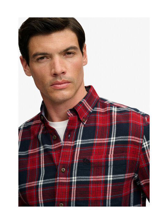 Superdry - Cotton Lumberjack Peyton Check -kauluspaita - L8M PEYTON CHECK ECLIPSE NAVY | Stockmann - photo 5