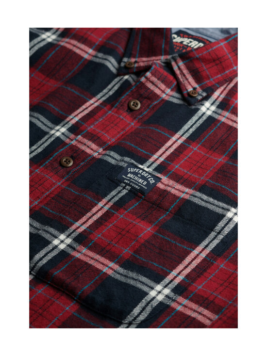 Superdry - Cotton Lumberjack Peyton Check -kauluspaita - L8M PEYTON CHECK ECLIPSE NAVY | Stockmann - photo 8