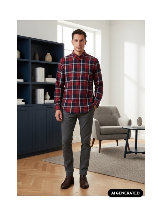 Superdry - Cotton Lumberjack Peyton Check -kauluspaita - L8M PEYTON CHECK ECLIPSE NAVY | Stockmann - photo 9