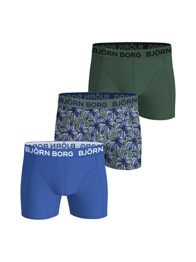 Björn Borg - Cotton Stretch Boxer -alushousut 3 Pack - Miehet