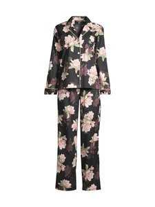 Lauren Ralph Lauren - Rose Print -pyjama - 075 BLKGRD FLR | Stockmann