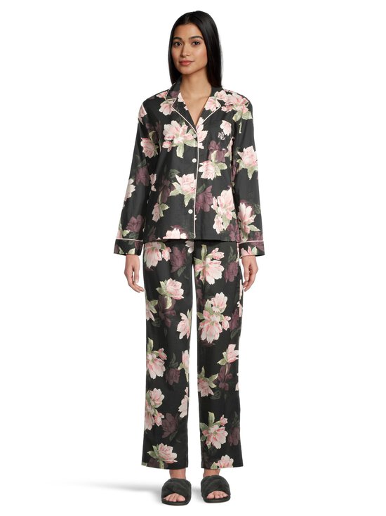 Lauren Ralph Lauren - Rose Print -pyjama - 075 BLKGRD FLR - photo 2 Lauren Ralph Lauren - Rose Print -pyjama - 075 BLKGRD FLR | Stockmann - photo 2