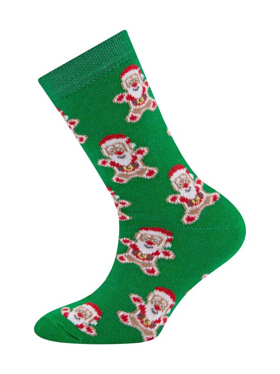 Ewers - Santa Claus / Christmas tree zeķes 2-pāri - 1 GREEN - photo 2 Ewers - Santa Claus / Christmas tree zeķes 2-pāri - 1 GREEN | Stockmann - photo 2