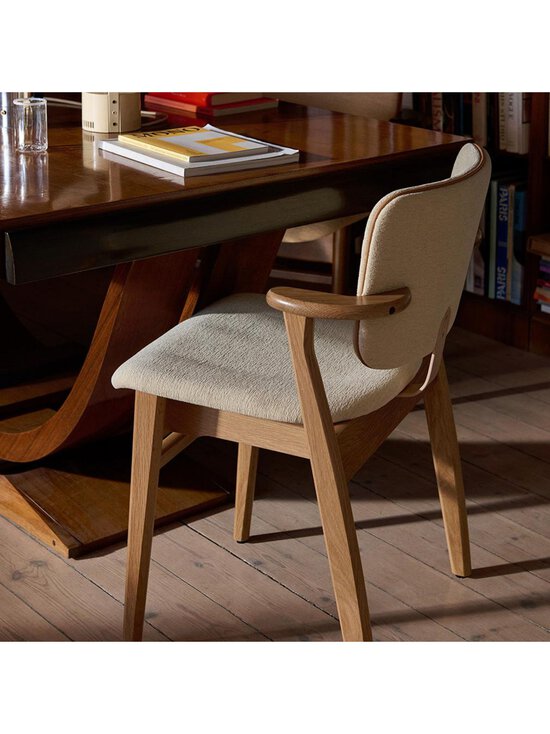 Artek - Domus-tuoli istuin- ja selkänojaverhoiltu Wow RE -kangas cream-white / lakattu tammi - BEIGE | Stockmann - photo 5