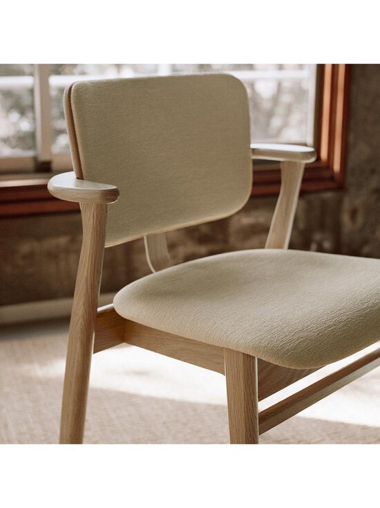 Artek - Domus-tuoli istuin- ja selkänojaverhoiltu Wow RE -kangas cream-white / lakattu tammi - BEIGE | Stockmann - photo 6