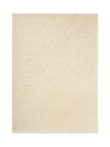 Marimekko - Piirto Unikko- villamatto - 133701 WHITE | Stockmann