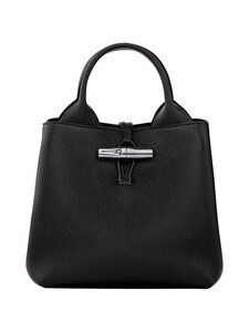 Longchamp - Le Roseau -nahkalaukku - 001 BLACK | Stockmann