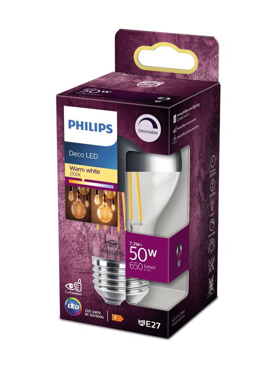 Philips - Elektripirn LED Classic CM 50W A60 E27 WW CL D SRT4 - CLEAR - photo 2 Philips - Elektripirn LED Classic CM 50W A60 E27 WW CL D SRT4 - CLEAR | Stockmann - photo 2