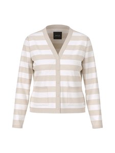 Marc Cain - Neuletakki - 182 BEIGE/WHITE | Stockmann