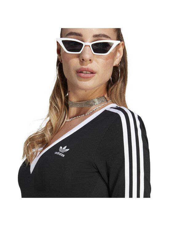 adidas Originals - Adicolor Classics 3 Stripes V-neck -maksimekko - IK0439 BLACK - photo 5 adidas Originals - Adicolor Classics 3 Stripes V-neck -maksimekko - IK0439 BLACK | Stockmann - photo 5