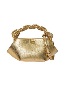 Ganni - Bou Mini Crushed -käsilaukku - 339 GOLD | Stockmann