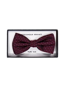 Stockholm Kravatt - Dot Check zīda tauriņš - 23 RED | Stockmann