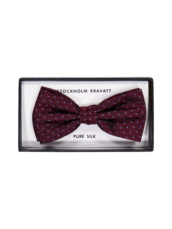 Stockholm Kravatt - Dot Check zīda tauriņš - 23 RED | Stockmann - photo 1