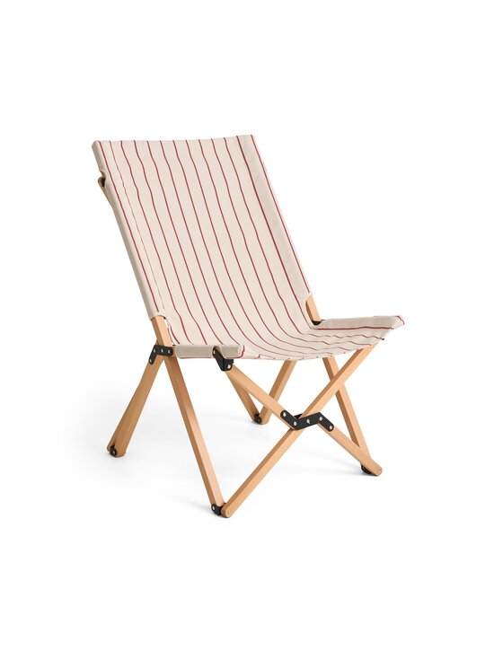 HAY - Outdoor Market Red Stripe -taittotuoli - BEIGE WITH RED STRIPE | Stockmann - photo 1