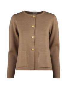 Stenströms - Stina adīta merīnvilnas jaka - 290 DARK BROWN | Stockmann