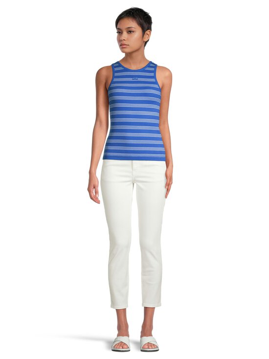 Ganni - Soft Rib Stripe -toppi - ZWF NOUVEAN NAVY | Stockmann - photo 2