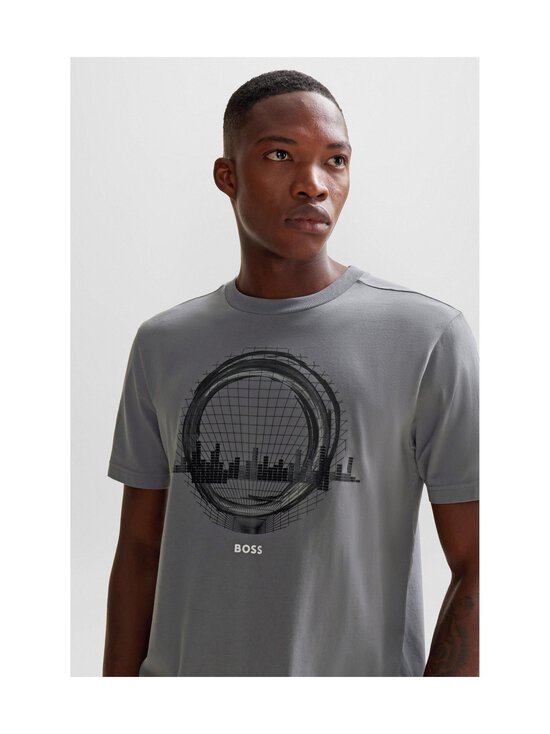 BOSS - T-paita - 036 MEDIUM GREY | Stockmann - photo 4