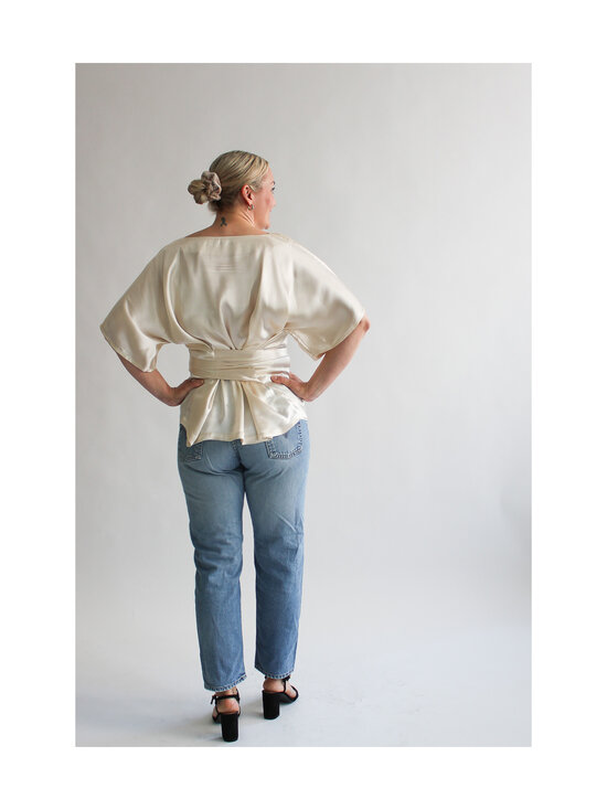 Lili Marleena - Kietaisumallinen viskoosi-silkkipaita - WHITE | Stockmann - photo 7