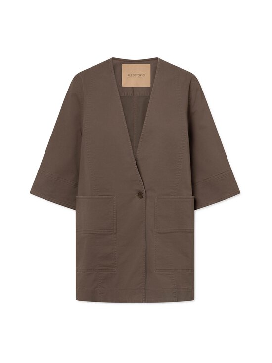 Rue de Tokyo - Catia Organic Twill -takki - MALT BROWN | Stockmann - photo 1