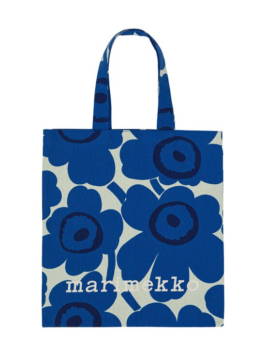 Marimekko - Vankka Unikko Kioski -kassi - 655 BLUE, LIGHT GREEN, DARK BLUE | Stockmann - photo 1