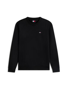 Tommy Jeans - Regular Flag Crew -collegepaita - BDS BLACK | Stockmann