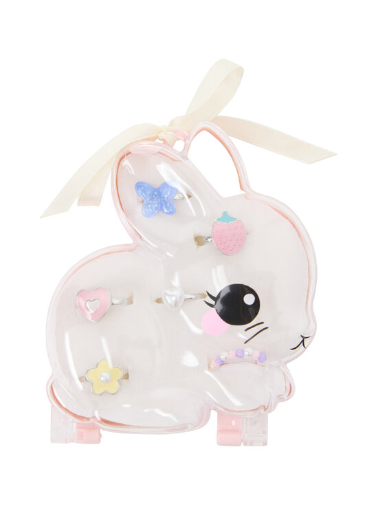 Lindex - Sõrmused kinkepakendis Rabbit Ring Set - 7955 LIGHT PINK | Stockmann - photo 1