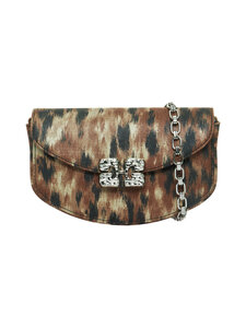 Ganni - Lulu Wallet On Chain Taffeta -olkalaukku - NULL BURRO | Stockmann