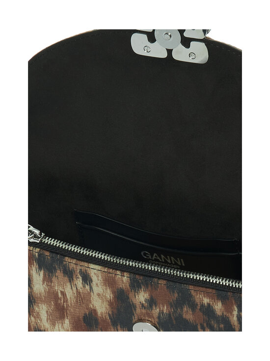Ganni - Lulu Wallet On Chain Taffeta -olkalaukku - NULL BURRO | Stockmann - photo 3