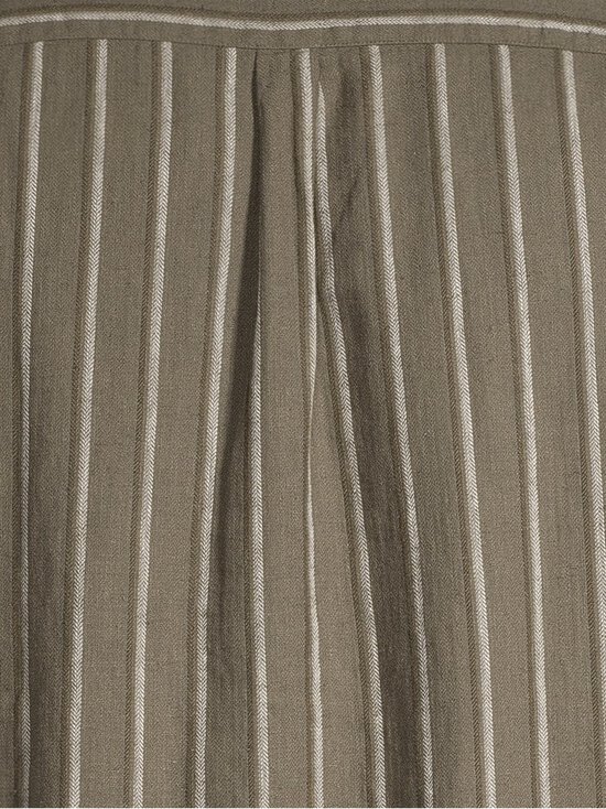 Oscar Jacobson - Triiksärk Cuban Herringbone Stripe Regular Fit - 825 MATT GREEN | Stockmann - photo 5