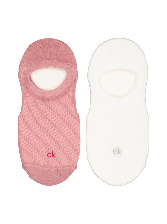 Calvin Klein - Footie Structure -sukat 2-pack - 003 ROSE PINK | Stockmann - photo 1