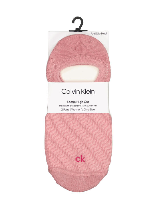 Calvin Klein - Footie Structure -sukat 2-pack - 003 ROSE PINK | Stockmann - photo 3
