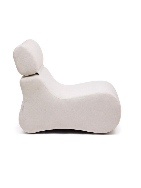 Kave Home - Club-nojatuoli helmenharmaa chenille-kangas - WHITE | Stockmann - photo 2