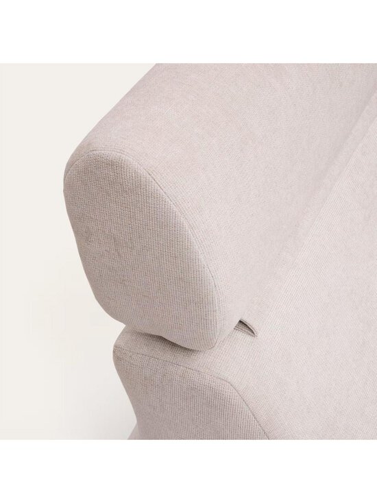 Kave Home - Club-nojatuoli helmenharmaa chenille-kangas - WHITE | Stockmann - photo 6