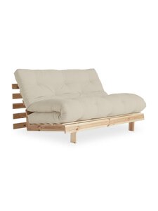 Karup - Roots-futonsohva beige/mänty L 140 cm - BEIGE | Stockmann