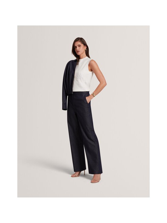 Ted Baker London - Eliviac High Waisted Flare -housut - DK-BLUE | Stockmann - photo 4