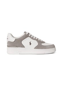 Polo Ralph Lauren - Masters Court -nahkasneakerit - EARTH GREY/DECKWASH WHITE | Stockmann