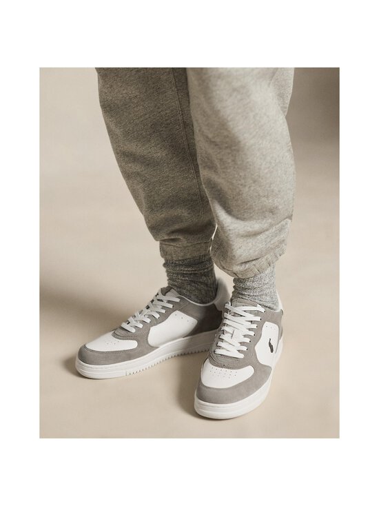 Polo Ralph Lauren - Masters Court -nahkasneakerit - EARTH GREY/DECKWASH WHITE | Stockmann - photo 6