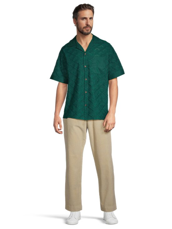 Drôle de Monsieur - Brodée Tapisserie -kauluspaita - DARK GREEN - photo 2 Drôle de Monsieur - Brodée Tapisserie -kauluspaita - DARK GREEN | Stockmann - photo 2