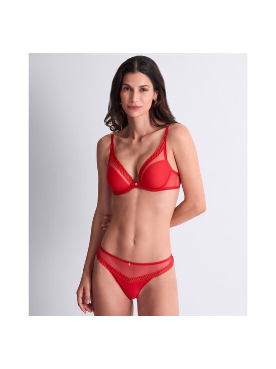 Aubade - Sheer Emotion Triangle - kaarituelliset rintaliivit - DIVA RED | Stockmann - photo 2