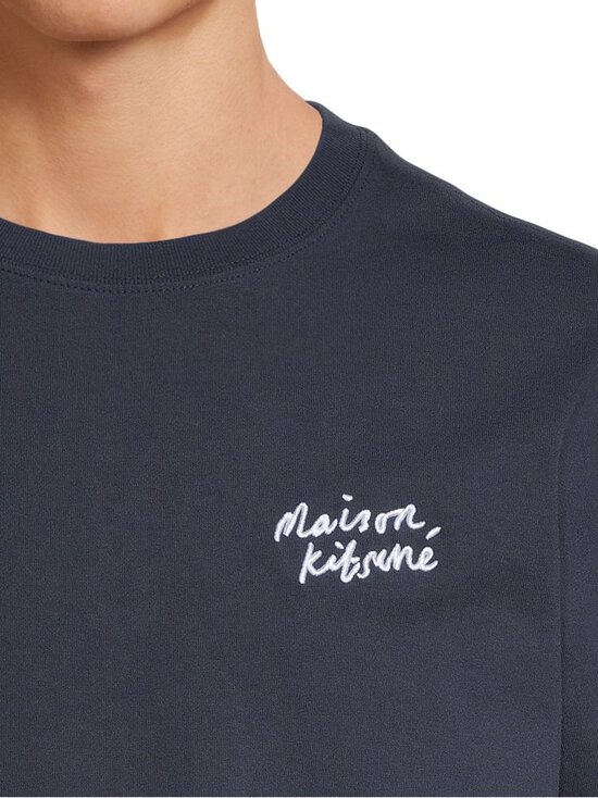 Maison Kitsuné - Handwriting Comfort t-paita - CLASSIC NAVY/WHITE | Stockmann - photo 4