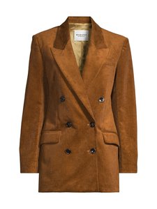 Isabel Marant Etoile - Rasma Blazer -samettitakki - 50CA CARAMEL | Stockmann