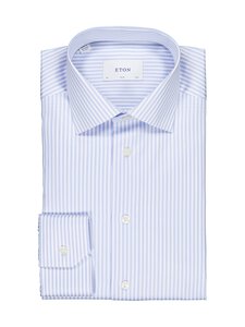 Eton - Slim Fit Bengal Striped Signature Twill -kauluspaita - 22 LIGHT BLUE | Stockmann