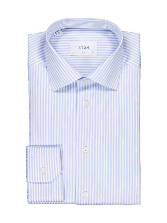 Eton - Slim Fit Bengal Striped Signature Twill -kauluspaita - 22 LIGHT BLUE | Stockmann - photo 1