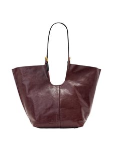 Allsaints - Ara Shine Tote -laukku - DARK RED | Stockmann