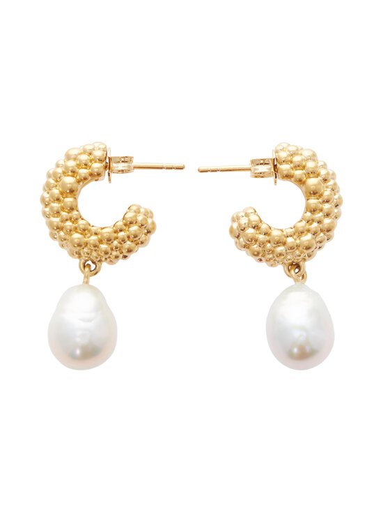MISSOMA - Pearl Baya Small Hoop Drop auskari - GOLD | Stockmann - photo 2