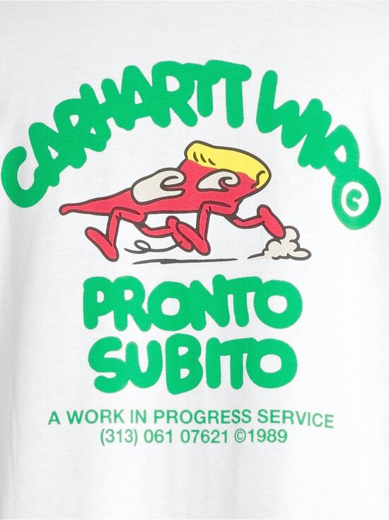Carhartt WIP - Pronto Pizza t-krekls - 02XX WHITE - photo 4 Carhartt WIP - Pronto Pizza t-krekls - 02XX WHITE | Stockmann - photo 4