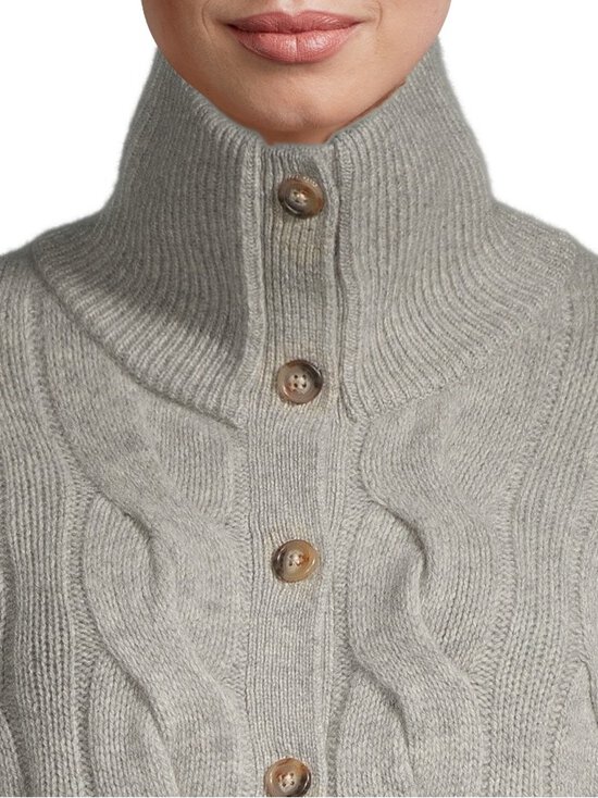 Polo Ralph Lauren - Palmikkoneuletakki - LIGHT VINTAGE HEATHER | Stockmann - photo 4